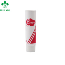 Huaxin white plastic cleanser tube for cosmetic factory